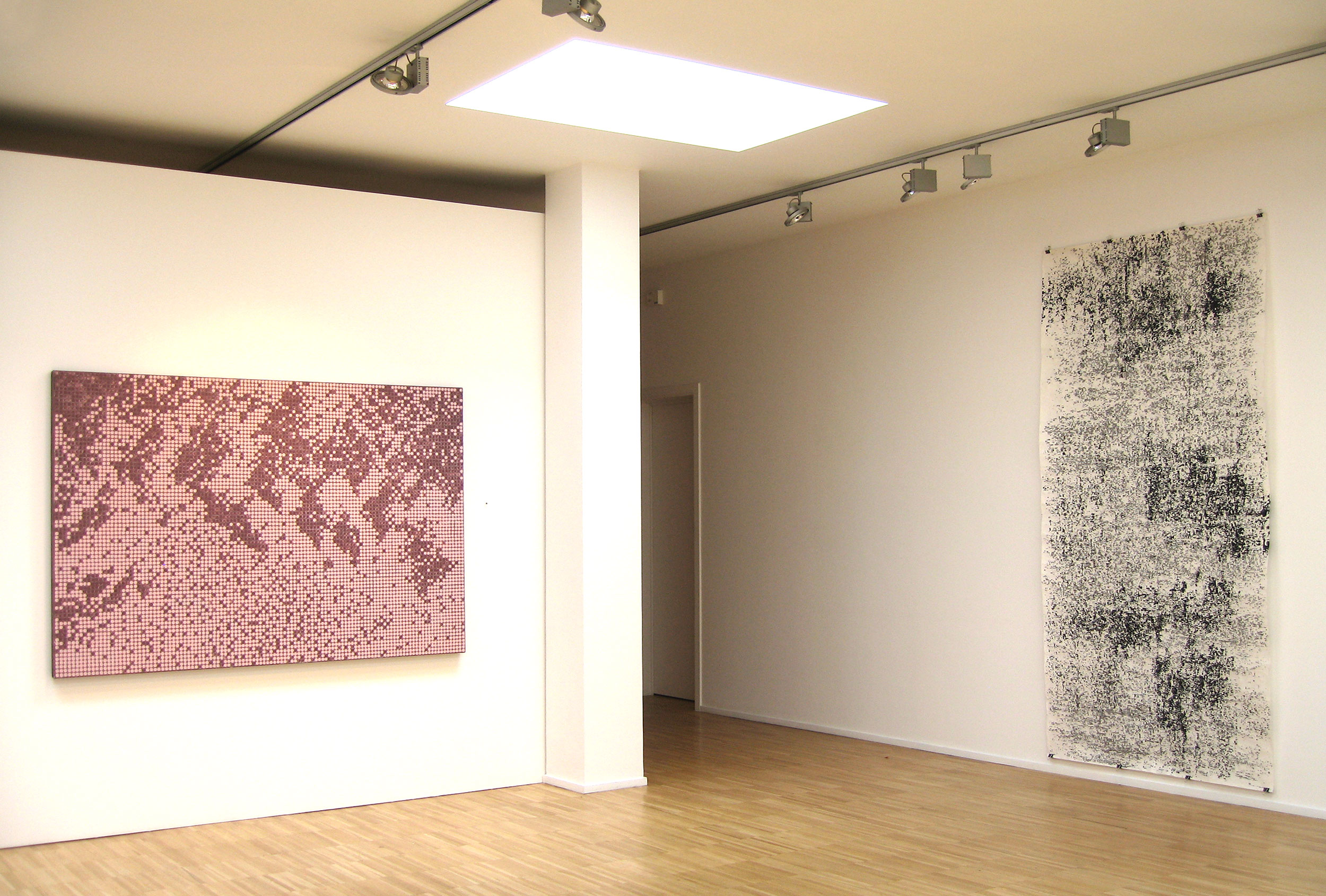 exhibition view, PAINTINK / 2008, Duqué & Pirson gallery, Brussels