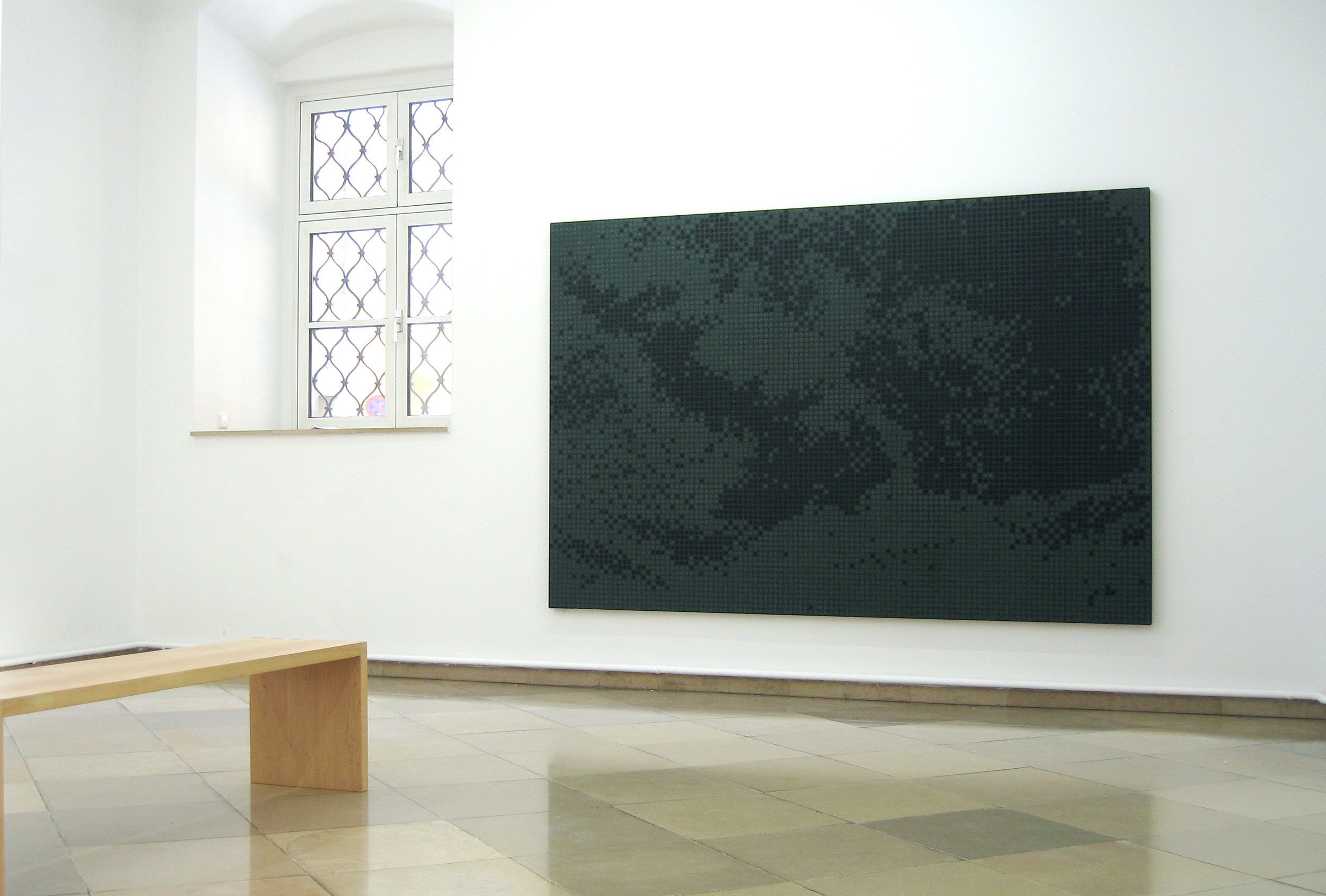 exhibition view, dots and drops / 2006, artmark gallery, Vienna