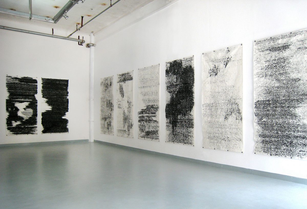 exhibition view · In the mood for abstract / 2007, ArtSPACE gallery, Shanghai