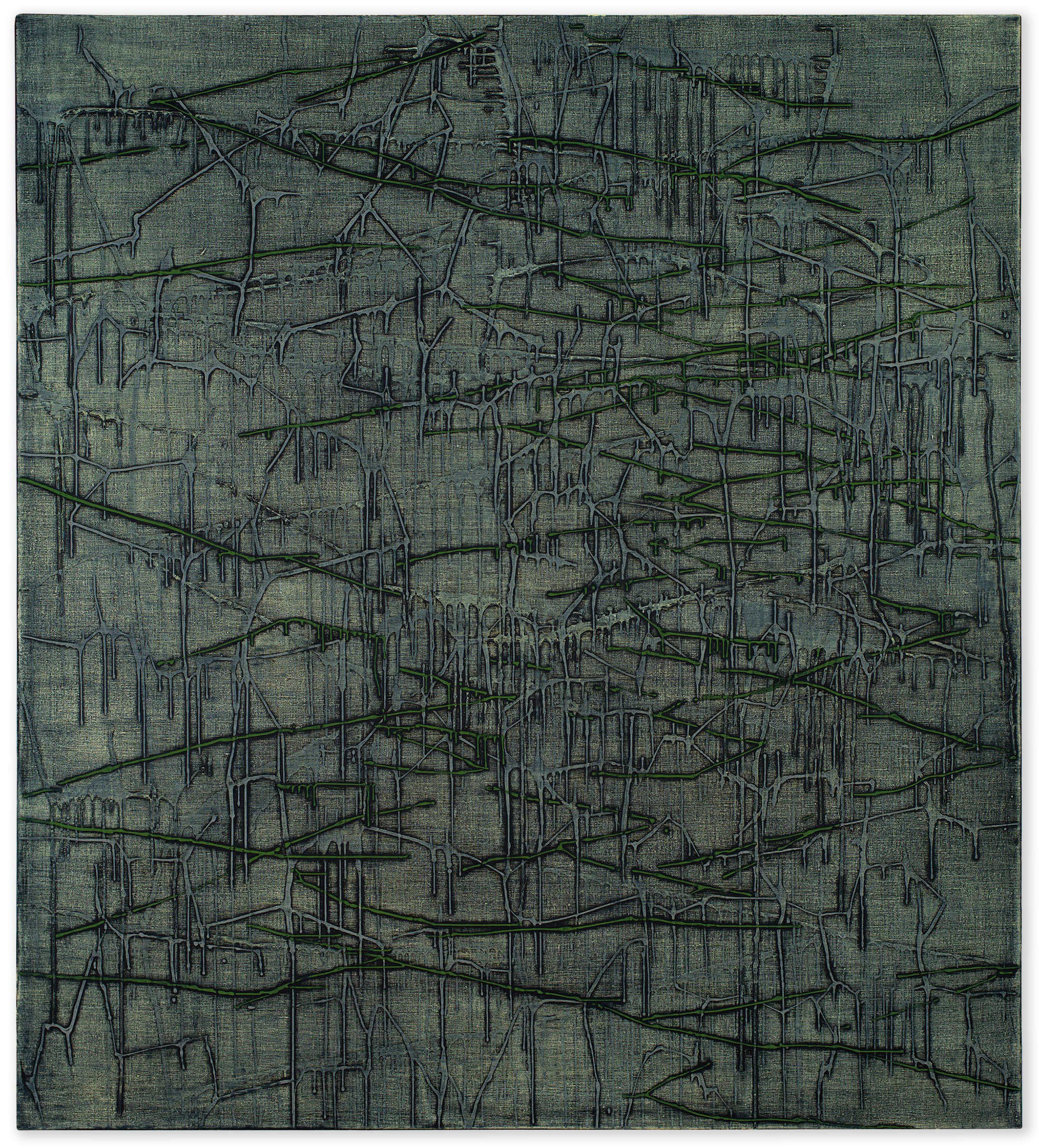 ZDZ K3 / 2018, egg tempera on canvas, 200 x 180 cm