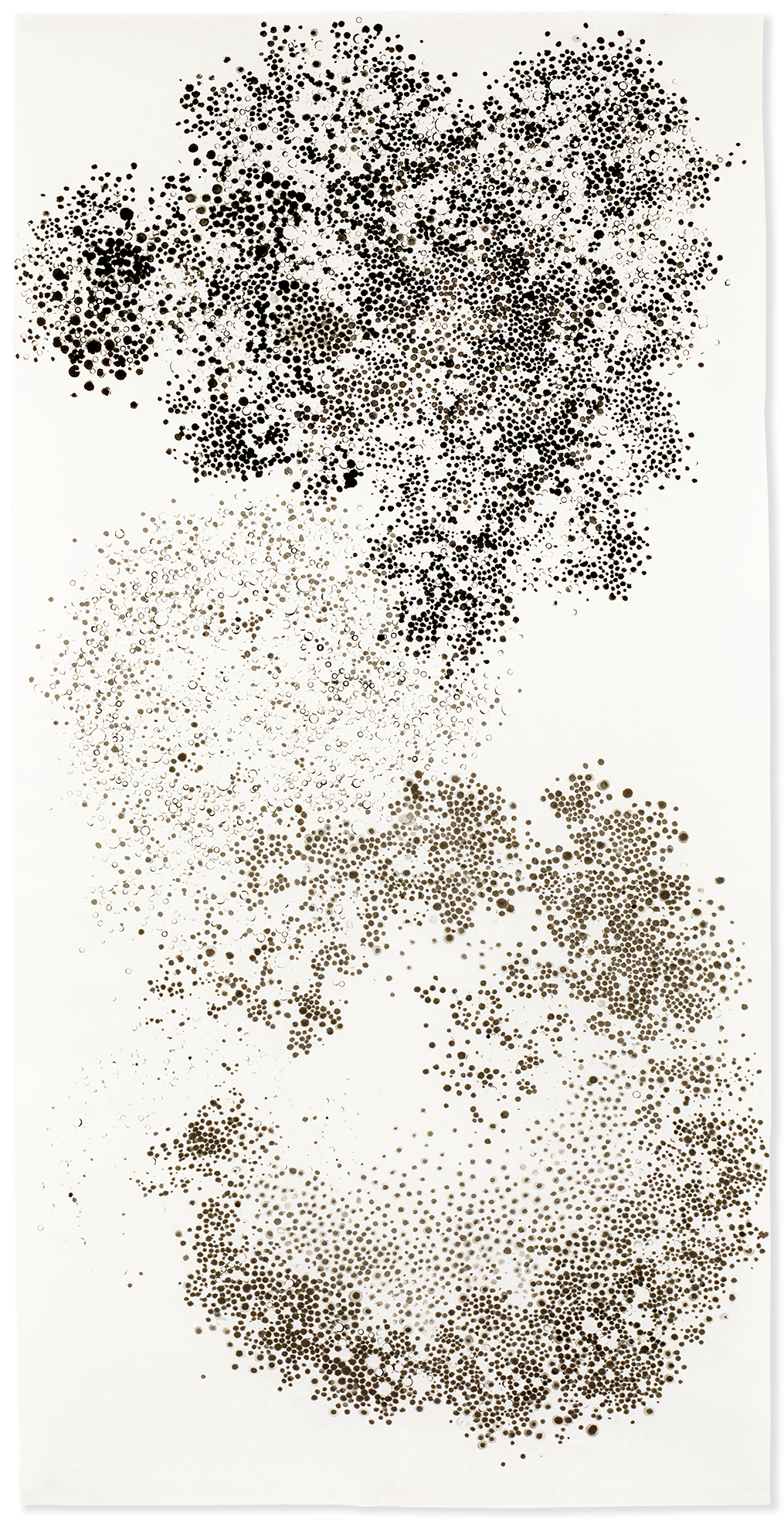 TINAJO-T1 · 2024 · ink on Xuan paper · 248 x 128 cm