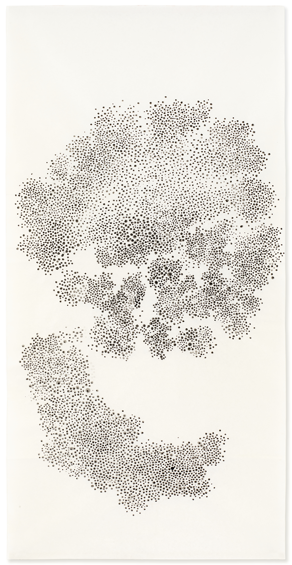 TINAJO-T2 · 2024 · ink on Xuan paper · 248 x 128 cm